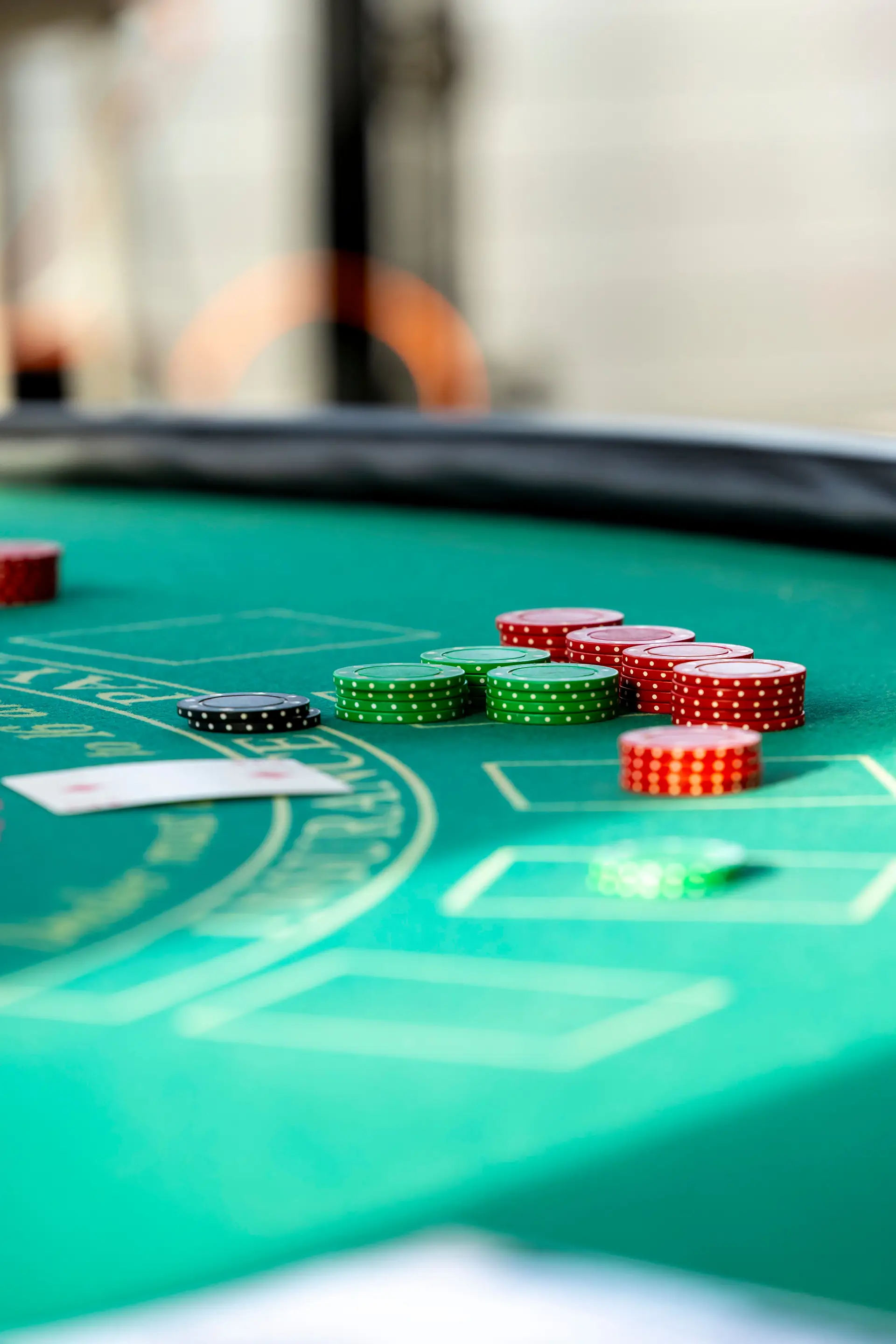 Blackjack table