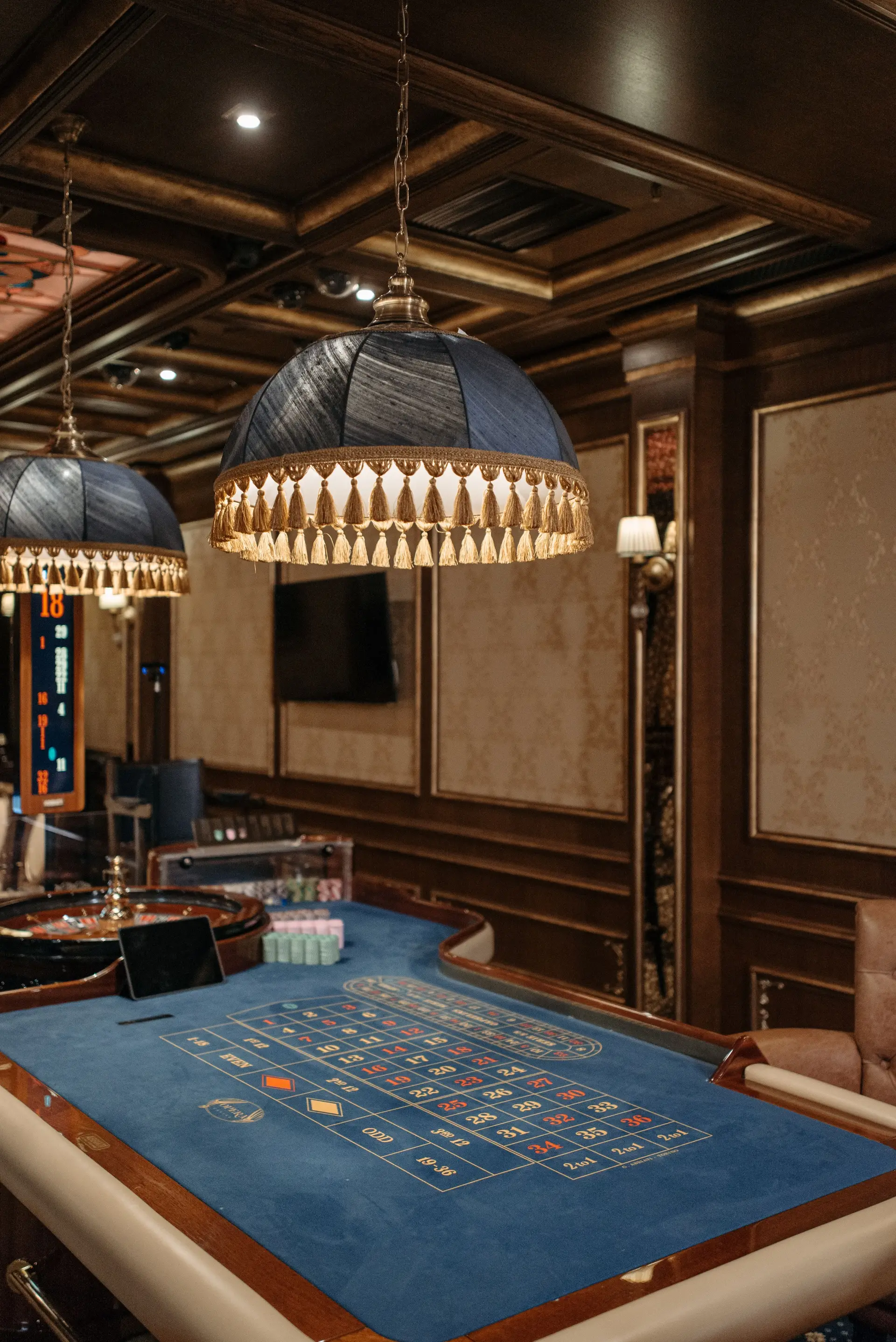 Roulette table